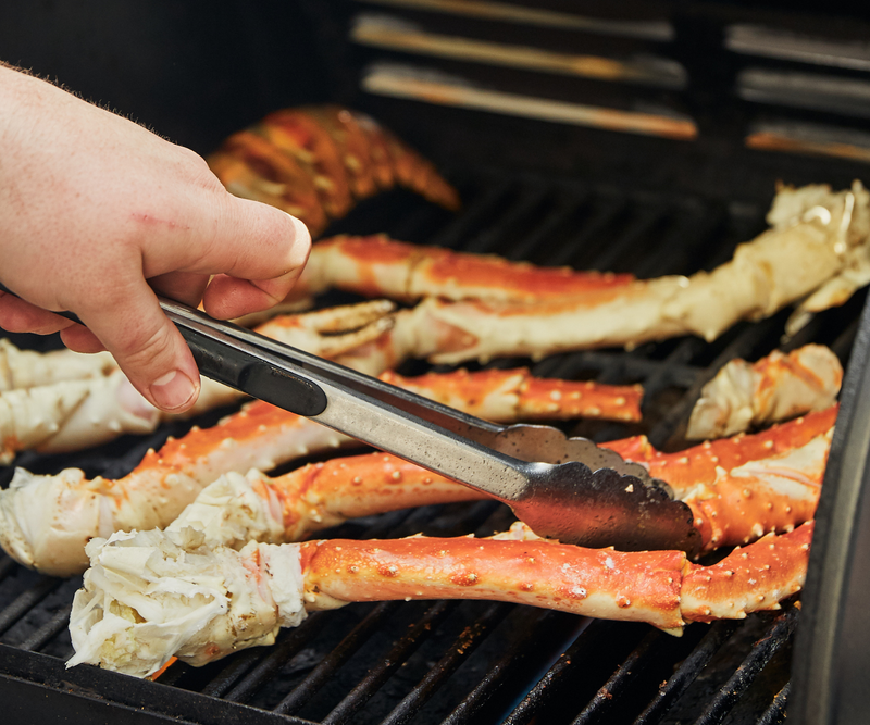 King Crab Legs on Grill