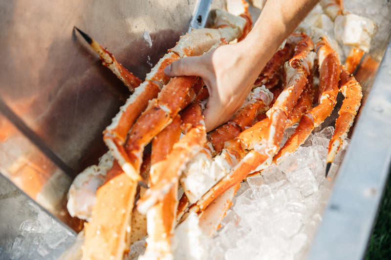 how to thaw frozen seafood and alaskan king crab legs