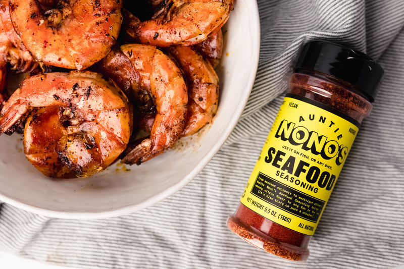Peel-N'-Eat Shrimp With Auntie Nono's Seafood Seasoning