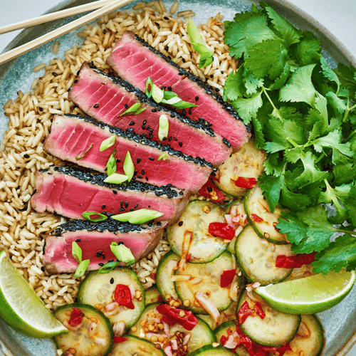 6-Minute Seared Ahi Tuna Steaks