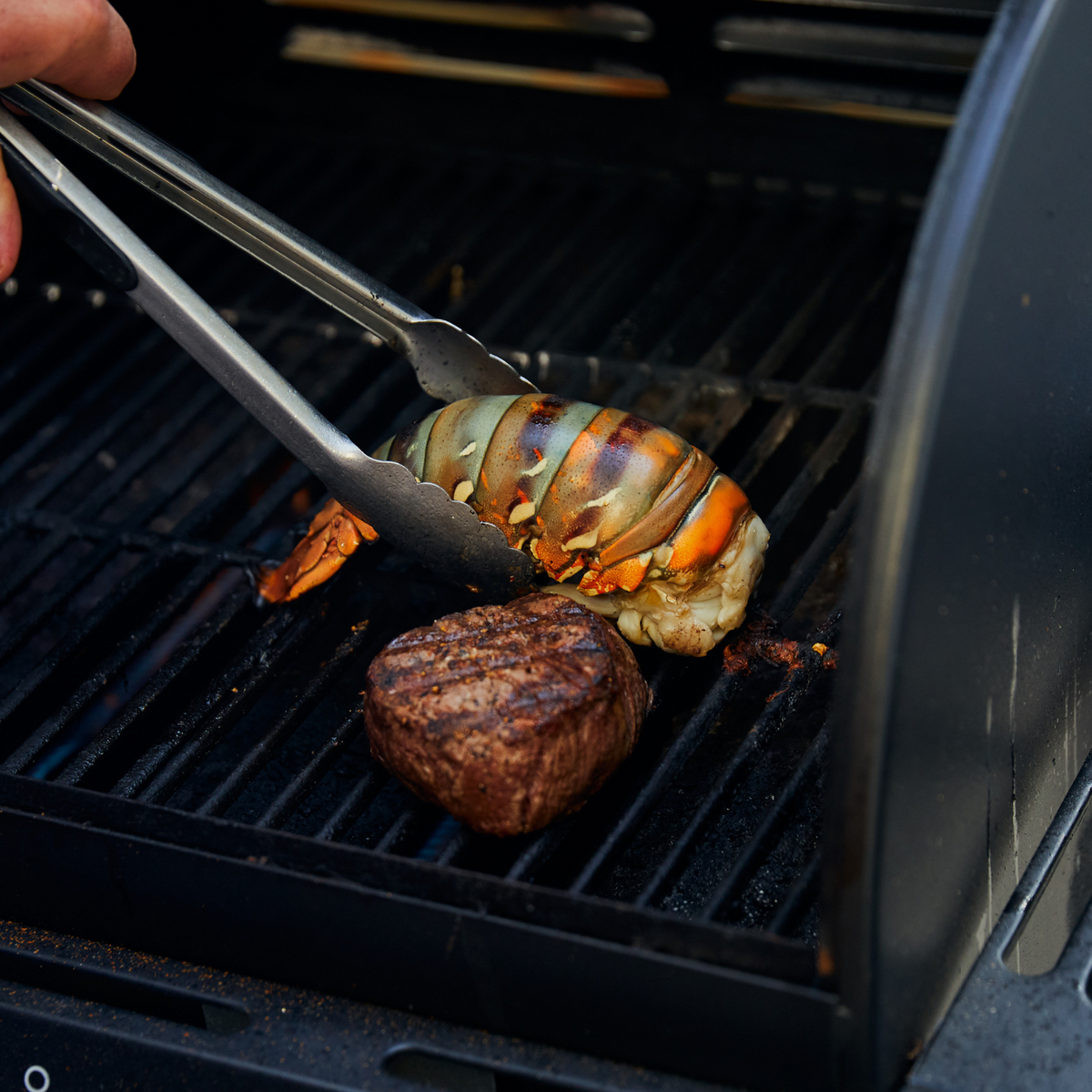 Lobster Tail and Filet Mignon