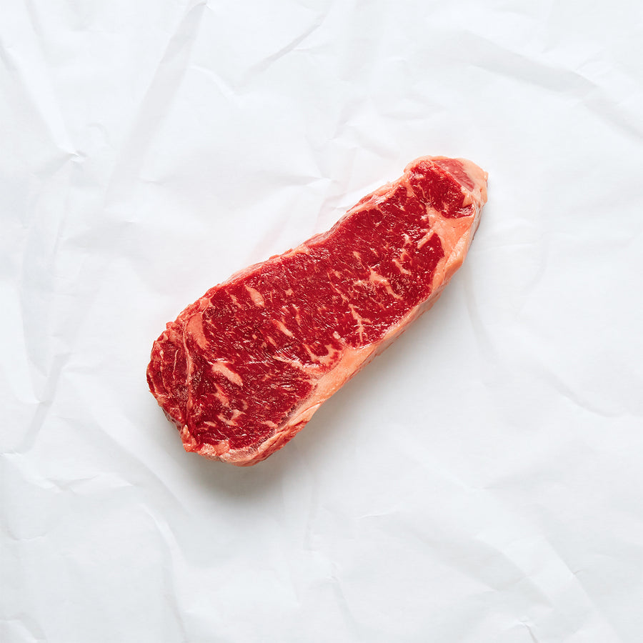 New York Strip on Butcher Paper