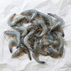 Caledonia blue prawns on parchment paper 