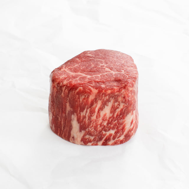 Raw Wagyu Filet Mignon on Butcher paper