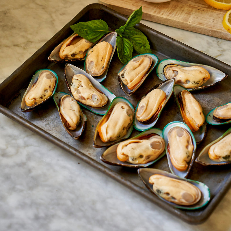 Greenshell Mussels (Half Shell)