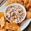 Smoked Steelhead Trout dip served with chips