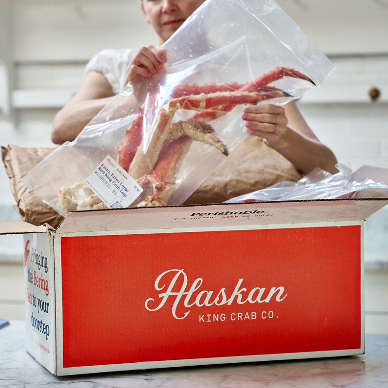 Unboxing King Crab Legs