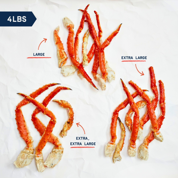 4lb of king crab legs