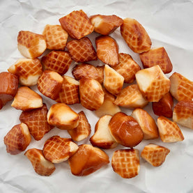 Pile of cooked scallops