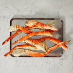 Extra Large Red King Crab Legs, Ramekins, Butter & Mr. Stick's Seafood Seasoning Bundle